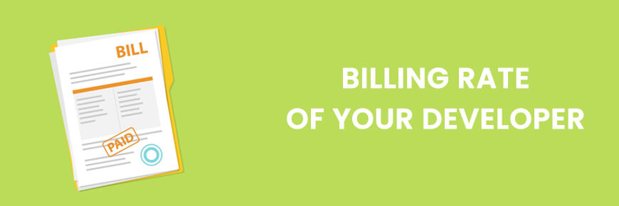 The Billing Rate of Your Developer or Agency