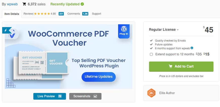 WooCommerce PDF Vouchers