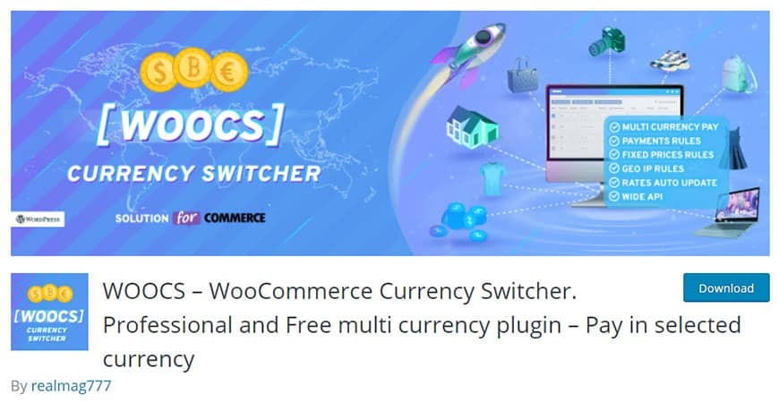 Woocs Currency Switcher